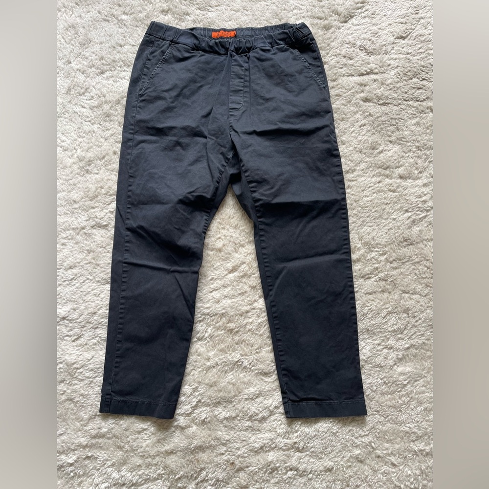 Barrens Venezia Dropped Crotch Black Pants